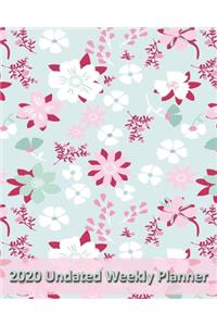 2020 Undated Weekly Planner