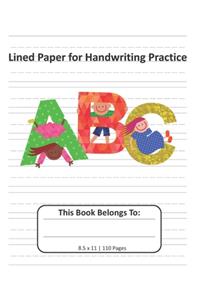 Lined Paper for Handwriting Practice