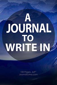 A Journal To Write In