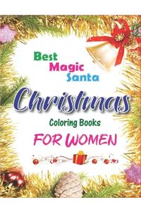 Bes Magic Santa Christmas Coloring Book for Women