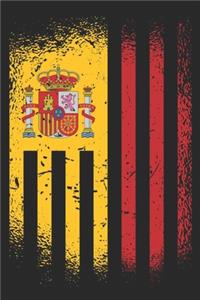 Spanien Flagge Notizbuch