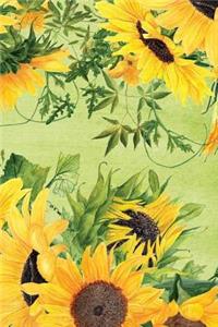 Sunflower College Ruled Notebook