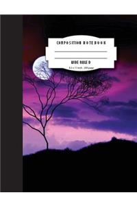 Composition Notebook Wide ruled