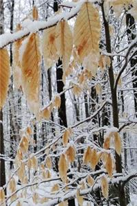 2019 Weekly Planner Winter Snowy Forest Branch 134 Pages