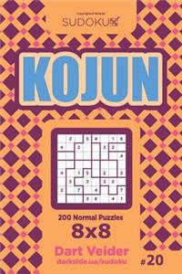Sudoku Kojun - 200 Normal Puzzles 8x8 (Volume 20)