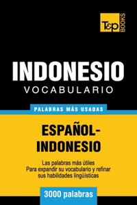Vocabulario español-indonesio - 3000 palabras más usadas