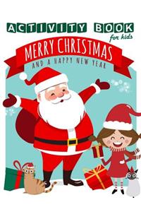 Merry Christmas Activity Book for Kids