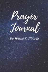 Prayer Journal for Women to Write in