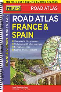 Philip's France and Spain Road Atlas