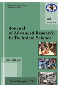 Journal of Advanced Research in Technical Science. Issue 7-2