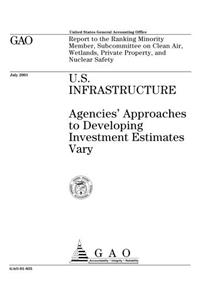 U.S. Infrastructure: Agencies' Approaches to Developing Investment Estimates Vary