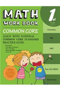 1st Grade Math Workbook Common Core Math: Math Workbook Grade 1  Common Core Math Workbook Grade 1 (Ccss Standard Practice): Common Core Math Workbook: Volume 2