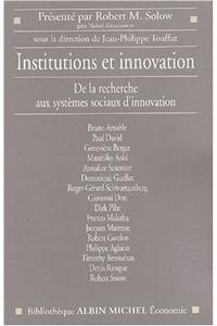 Institutions Et Innovation