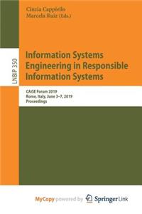 Information Systems Engineering in Responsible Information Systems