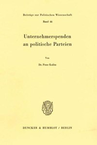 Unternehmerspenden an Politische Parteien