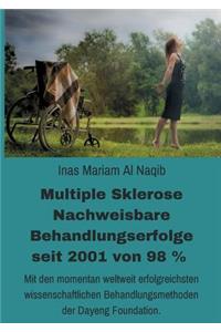 Multiple Sklerose - Nachweisbare Behandlungserfolge seit 2001 von 98 %