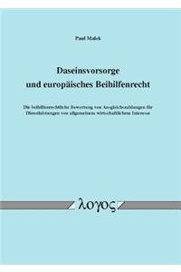 Daseinsvorsorge Und Europaisches Beihilfenrecht