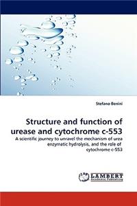 Structure and function of urease and cytochrome c-553