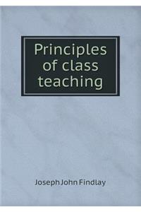 Principles of Class Teaching