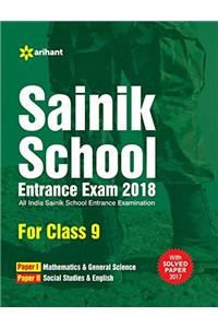 Sainik School 2018 for Class 9