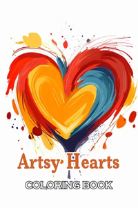 Artsy Hearts Coloring Book