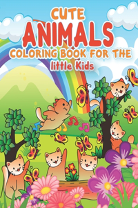 Cute Animals coloring book for Little Kids