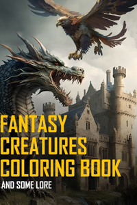 Fantasy Creatures The coloring book
