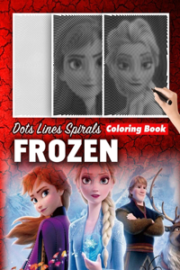frozen dots lines spirals coloring book