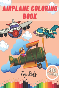Airplane Coloring Book