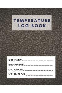 Temperature Log Book