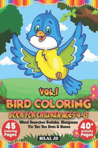 Bird Coloring Book For Children