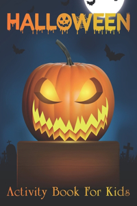 Halloween Activity Book For Kids