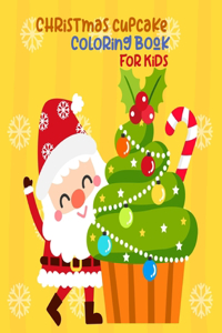 Christmas Cupcake Coloring Book For Kids