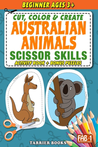 Australian Animals Scissor Skills