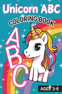 Unicorn ABC Coloring Book