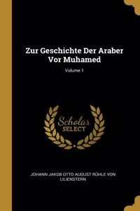 Zur Geschichte Der Araber Vor Muhamed; Volume 1