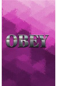 obey Writing Drawing Journal