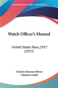 Watch Officer's Manual
