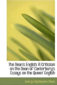 The Dean's English