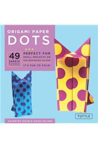 Origami Paper - Dots - 6 3/4
