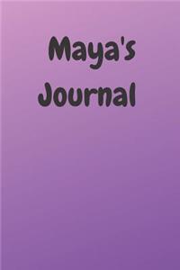 Maya's Journal