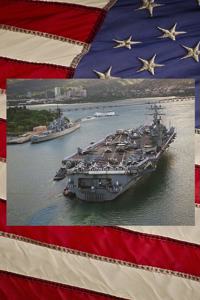 US Navy Aircraft Carrier USS Carl_Vinson (CVN 70) in Pearl Harbor Journal