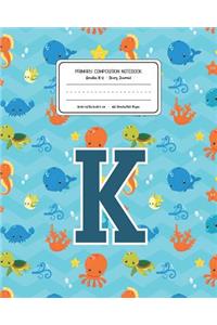 Primary Composition Notebook Grades K-2 Story Journal K