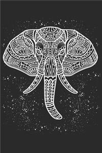 Colorido Mandala de Elefante Yoga Meditación Namaste