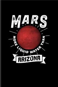 Mars More Liquid Water Than Arizona