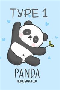 Type 1 Panda Blood Sugar Log