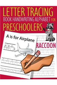 Letter Tracing Book Handwriting Alphabet for Preschoolers Raccoon