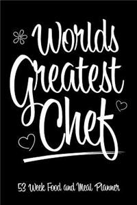 53 Week Food and Meal Planner - Worlds Greatest Chef