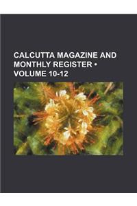 Calcutta Magazine and Monthly Register (Volume 10-12)