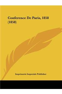 Conference De Paris, 1858 (1858)